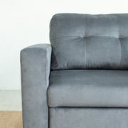 Upholstered Foldable Sofa Bed Pullout Sofa Convertible Sleeper Chair With Arms