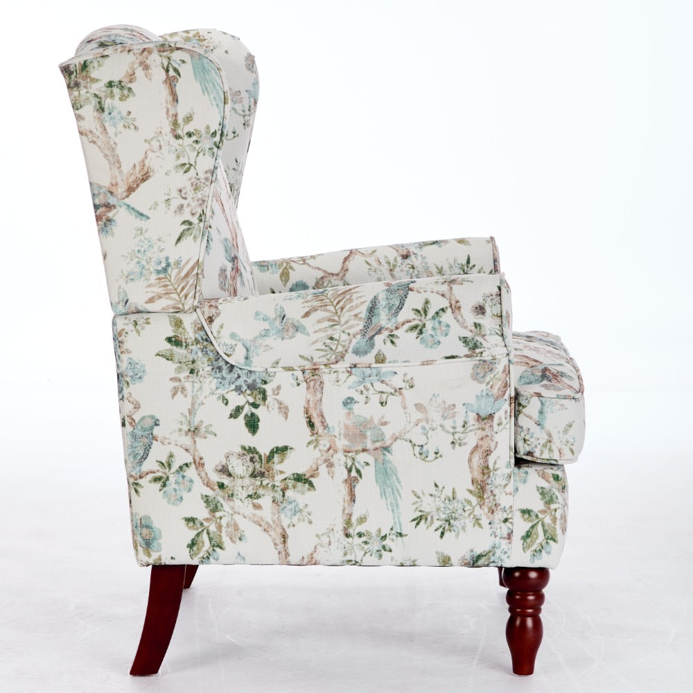Modern Fabric Accent Armchair