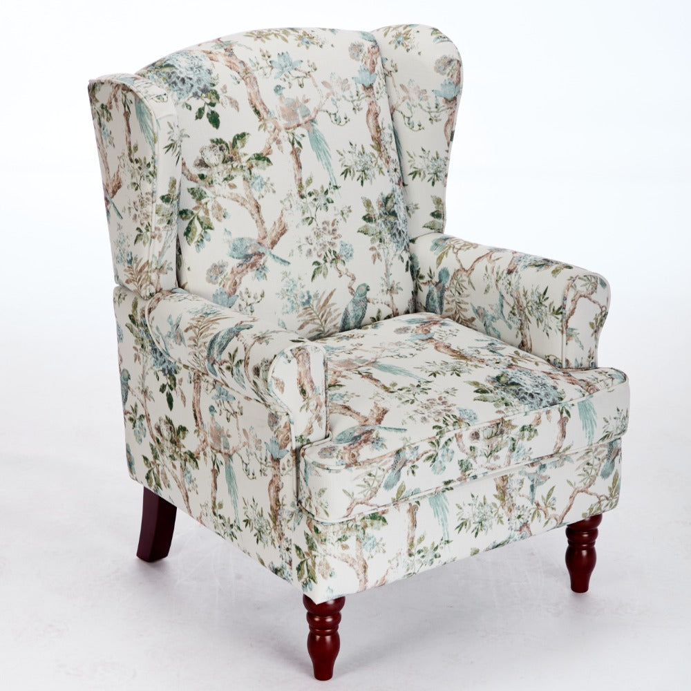 Modern Fabric Accent Armchair