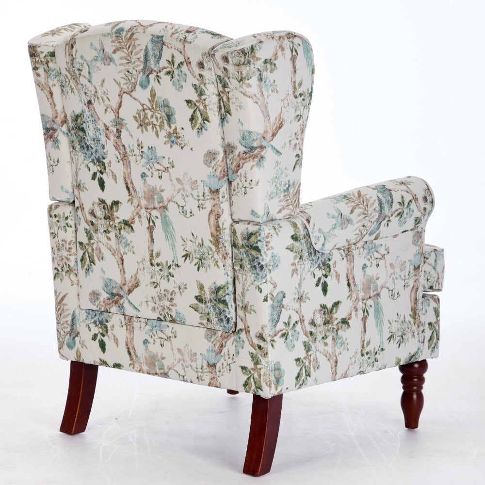 Modern Fabric Accent Armchair
