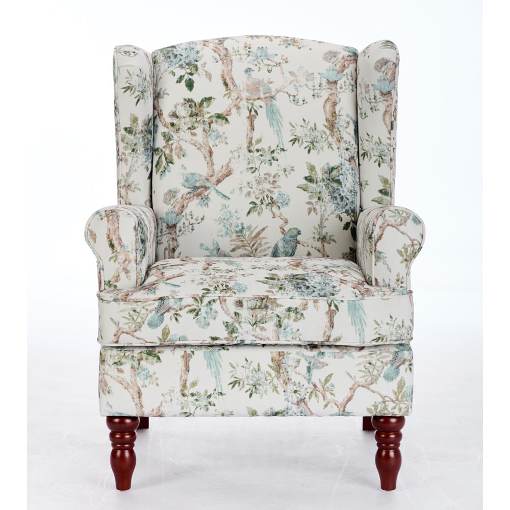Modern Fabric Accent Armchair