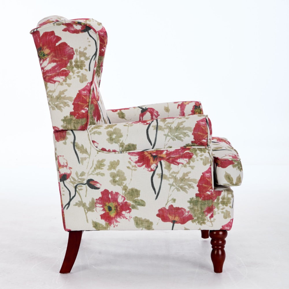 Modern Fabric Accent Armchair