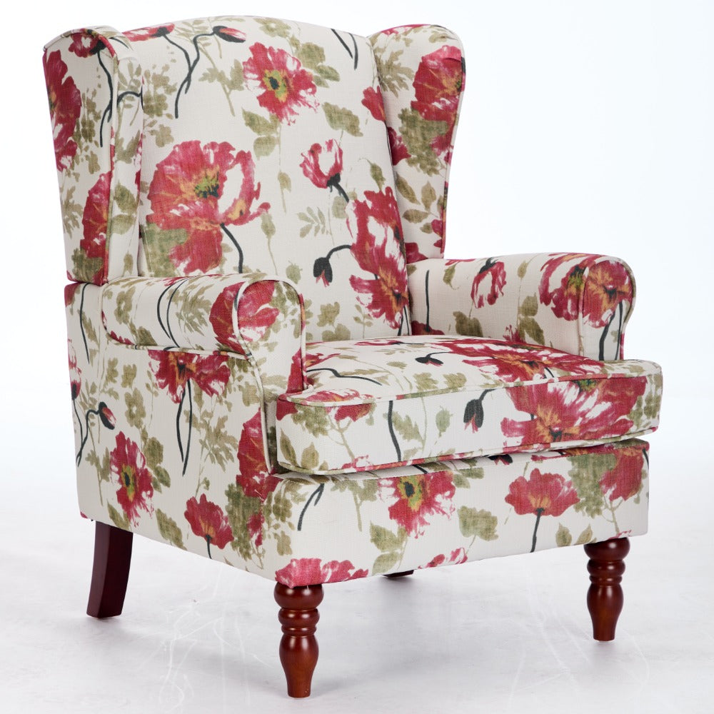 Modern Fabric Accent Armchair
