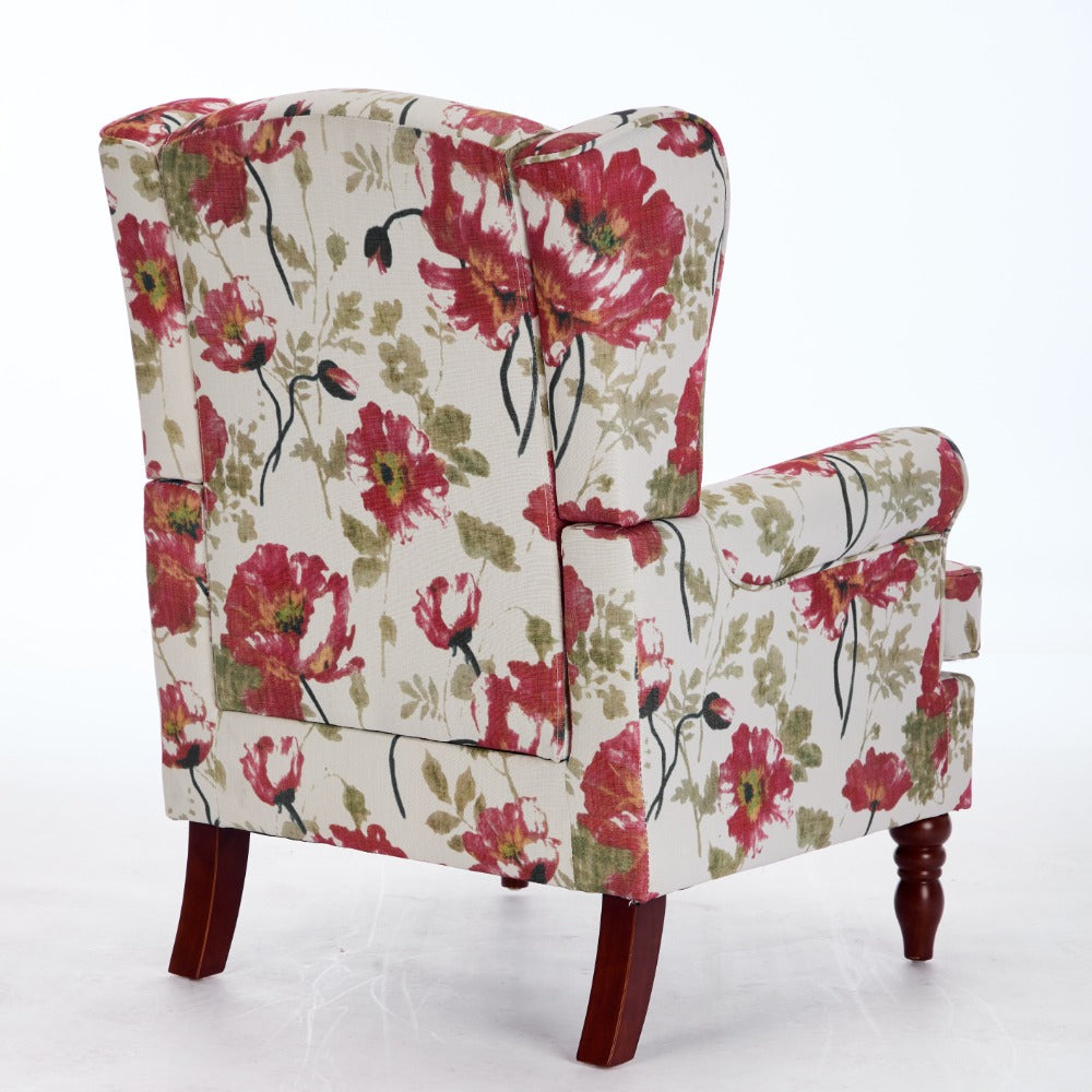 Modern Fabric Accent Armchair