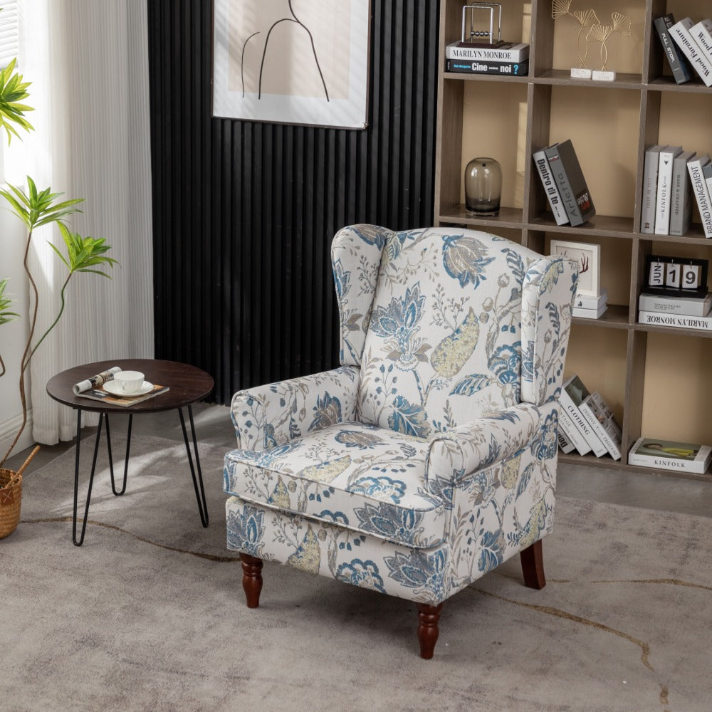 Modern Fabric Accent Armchair