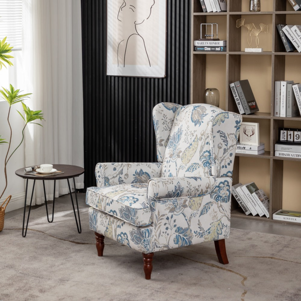 Modern Fabric Accent Armchair