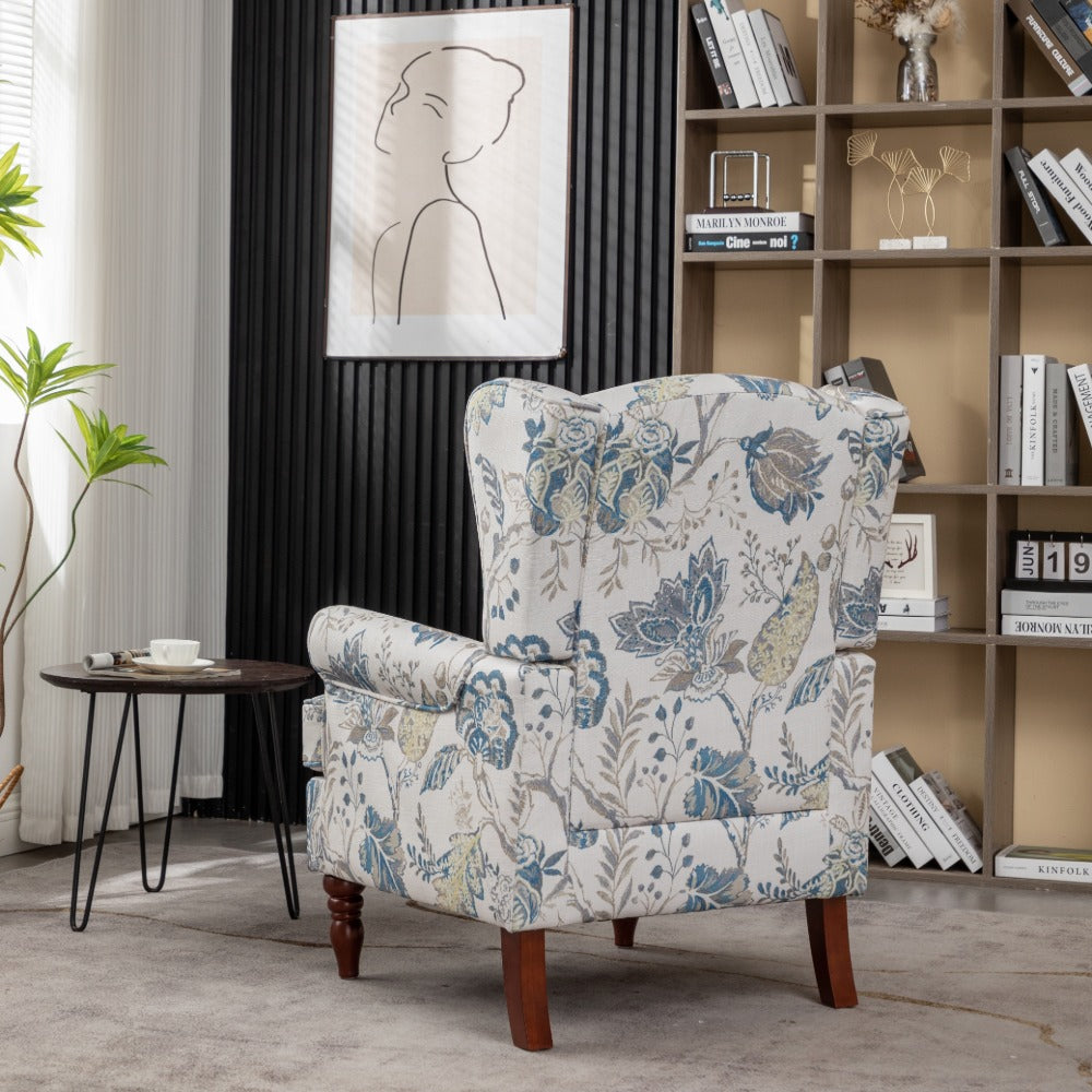 Modern Fabric Accent Armchair