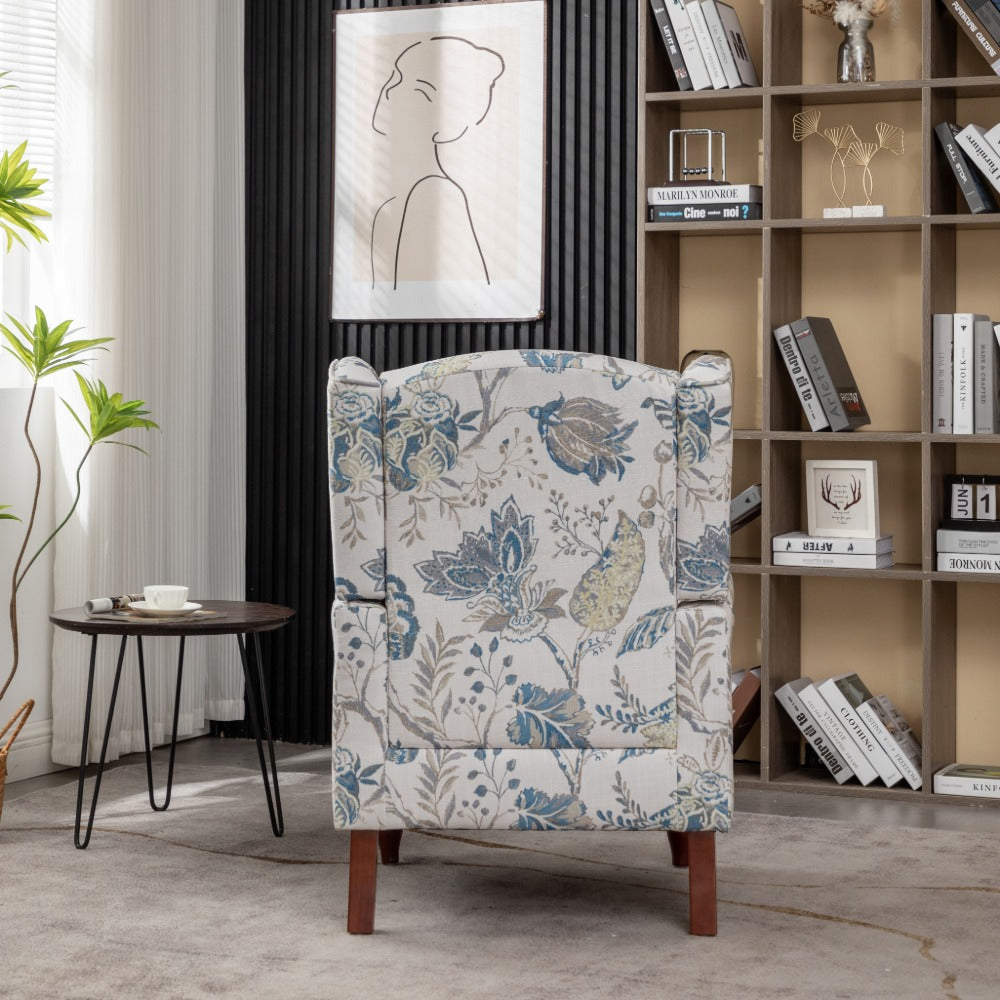 Modern Fabric Accent Armchair