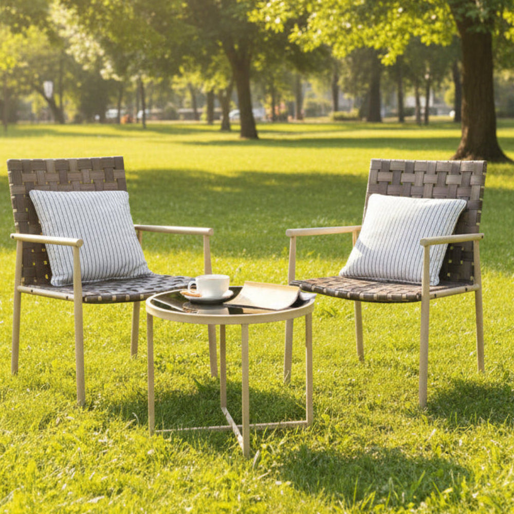 Yakoe Eton 2 Seater Garden Furniture Bistro Set