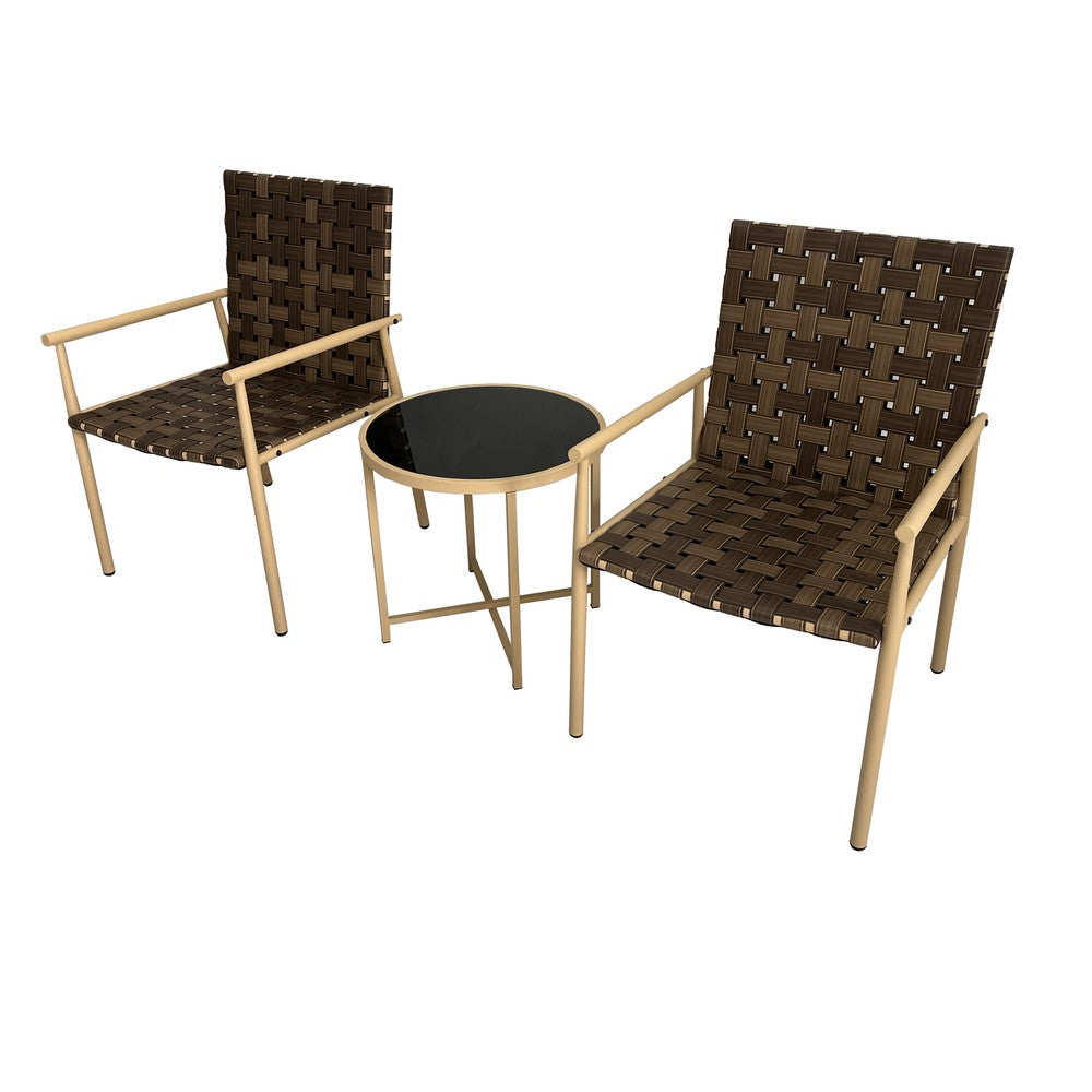 Yakoe Eton 2 Seater Garden Furniture Bistro Set