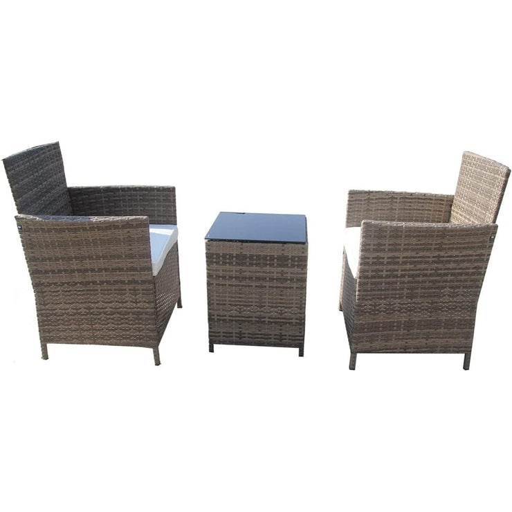 Yakoe Eton 2 Seater Garden Furniture Bistro Set In Nature