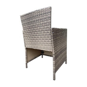 Yakoe Eton 2 Seater Garden Furniture Bistro Set In Nature