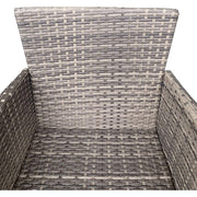 Yakoe Eton 2 Seater Garden Furniture Bistro Set In Nature