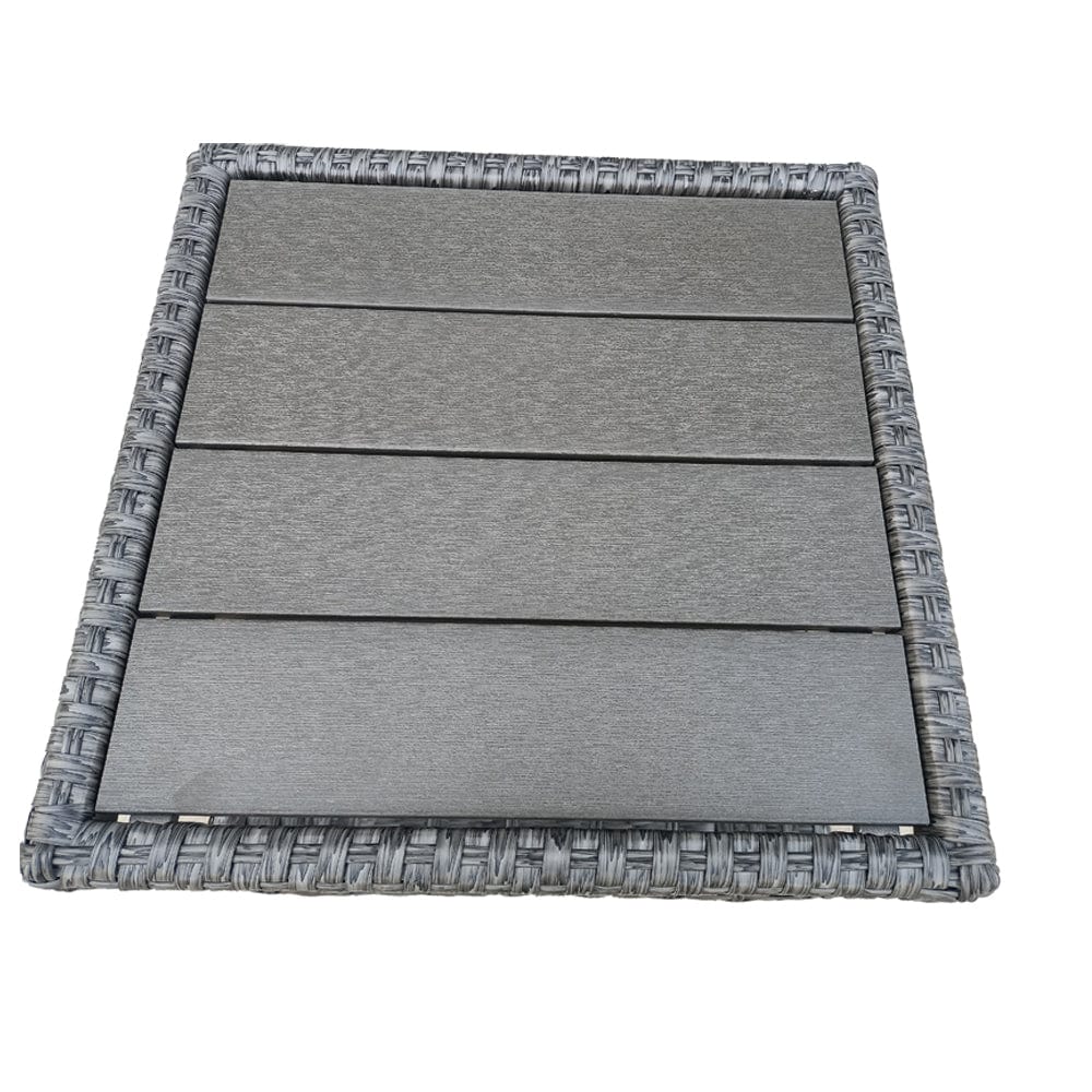 Outdoor Furniture Rattan Recliner Armchairs and Table Set