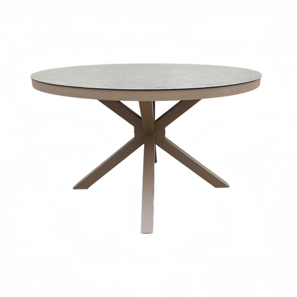 4 Seater Rope Garden Furniture Dining Set with Round Table