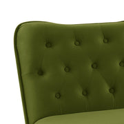 Alessia Velvet Sofa Bed With Button Tufted Back
