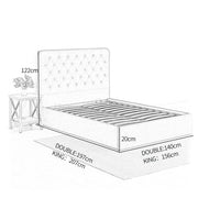 Pneumatic Velvet Bed ttoman Storage Bed Double / King Bed Lift Up Storage Bed Frame with Tufted Headboard