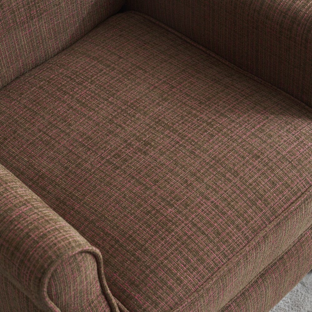Ascot Velvet Pushback Recliner Chair