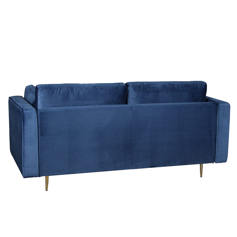 Avery Velvet 2 Seater Sofa with 2 Scatter Cushions