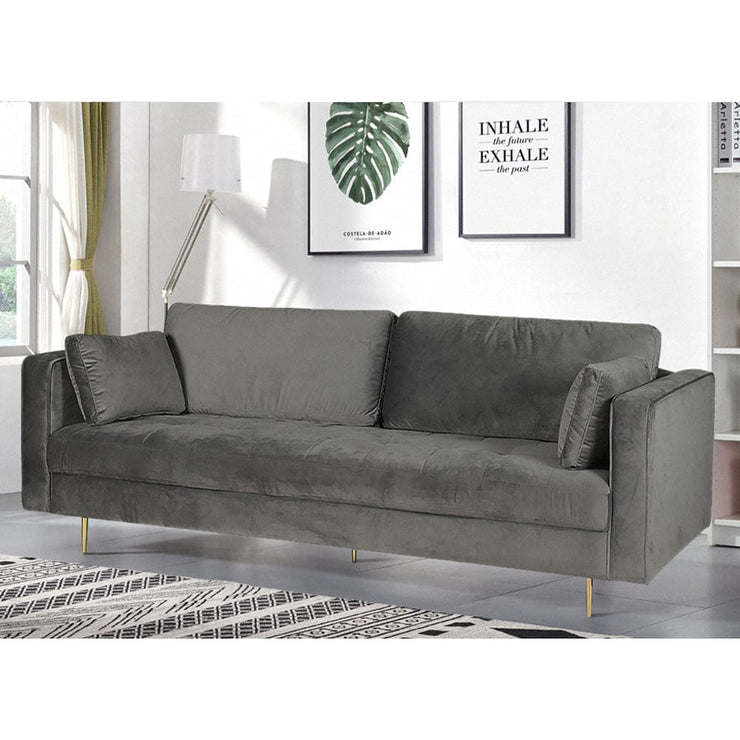 Avery 3+2 Suíochán Sofa Tolg le Cúisíní Scaip