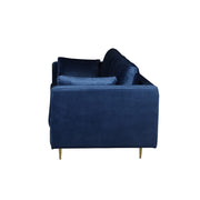 Avery Velvet 3 Seater Sofa with 2 Scatter Cushions