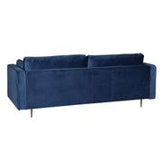 Avery Velvet 3 Seater Sofa with 2 Scatter Cushions