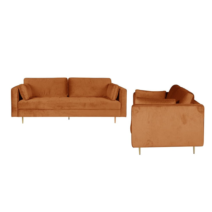 Avery 3+2 Suíochán Sofa Tolg le Cúisíní Scaip