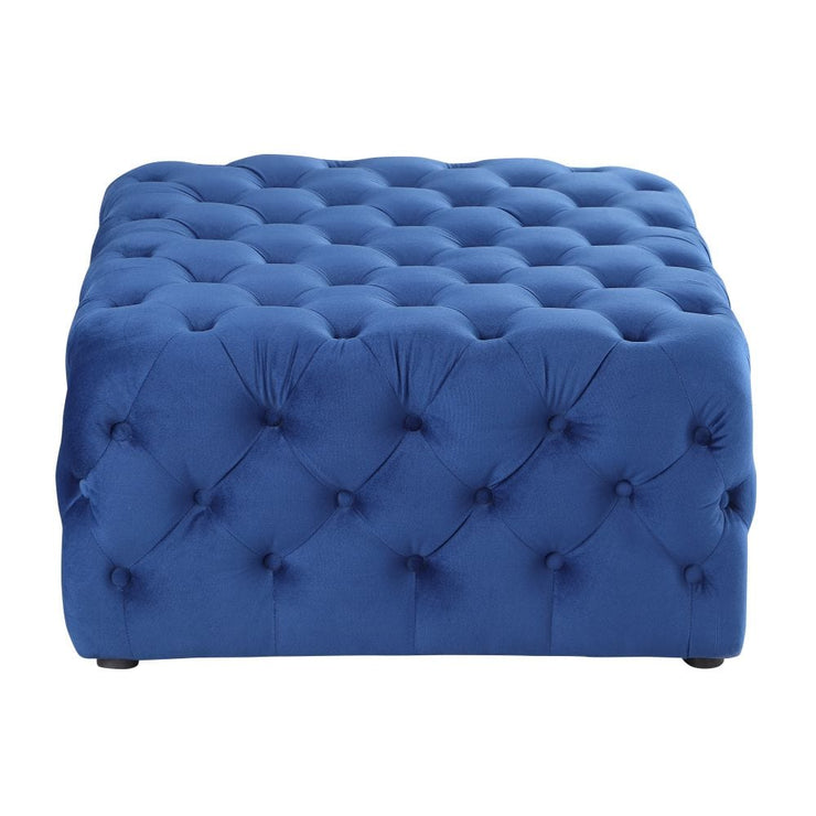 Cnaipe Velvet Chesterfield Ottoman stothach