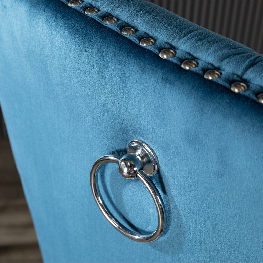 Avers Velvet Button Back Bar Stool Bar Chair