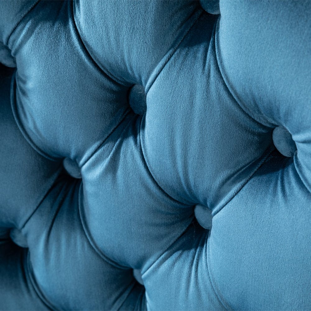 Avers Velvet Button Back Bar Stool Bar Chair