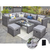 With Grey Scatter Cushions