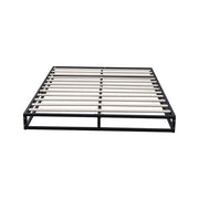 Basics Metal Platform Bed Frame with Slatted Frame Single Bed Double Bed King Bed