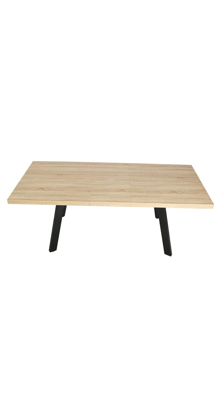 Belluno 4-6 Seater Oak 190CM Extending Dining Table With 4/6 Boucle Dining Chairs