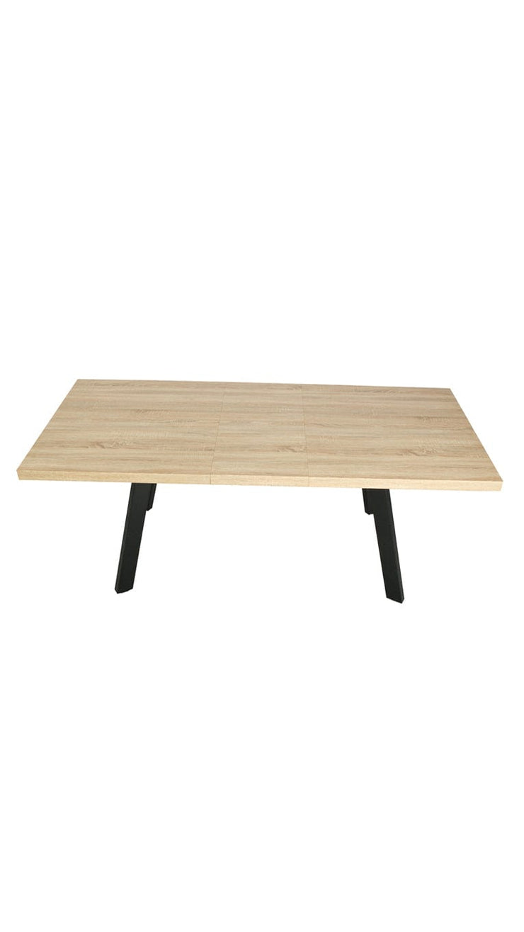 Belluno 4-6 Seater Oak 190CM Extending Dining Table With 4/6 Boucle Dining Chairs