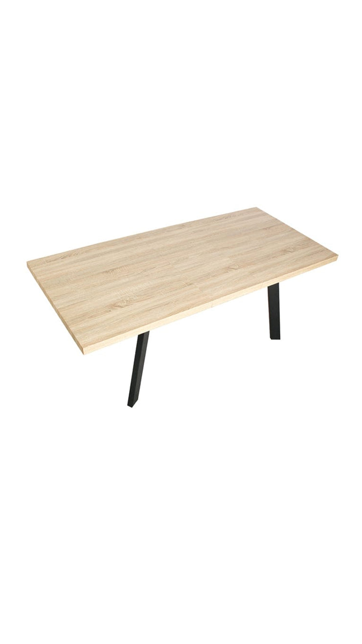 Belluno 4-6 Seater Oak 190CM Extending Dining Table With 4/6 Boucle Dining Chairs