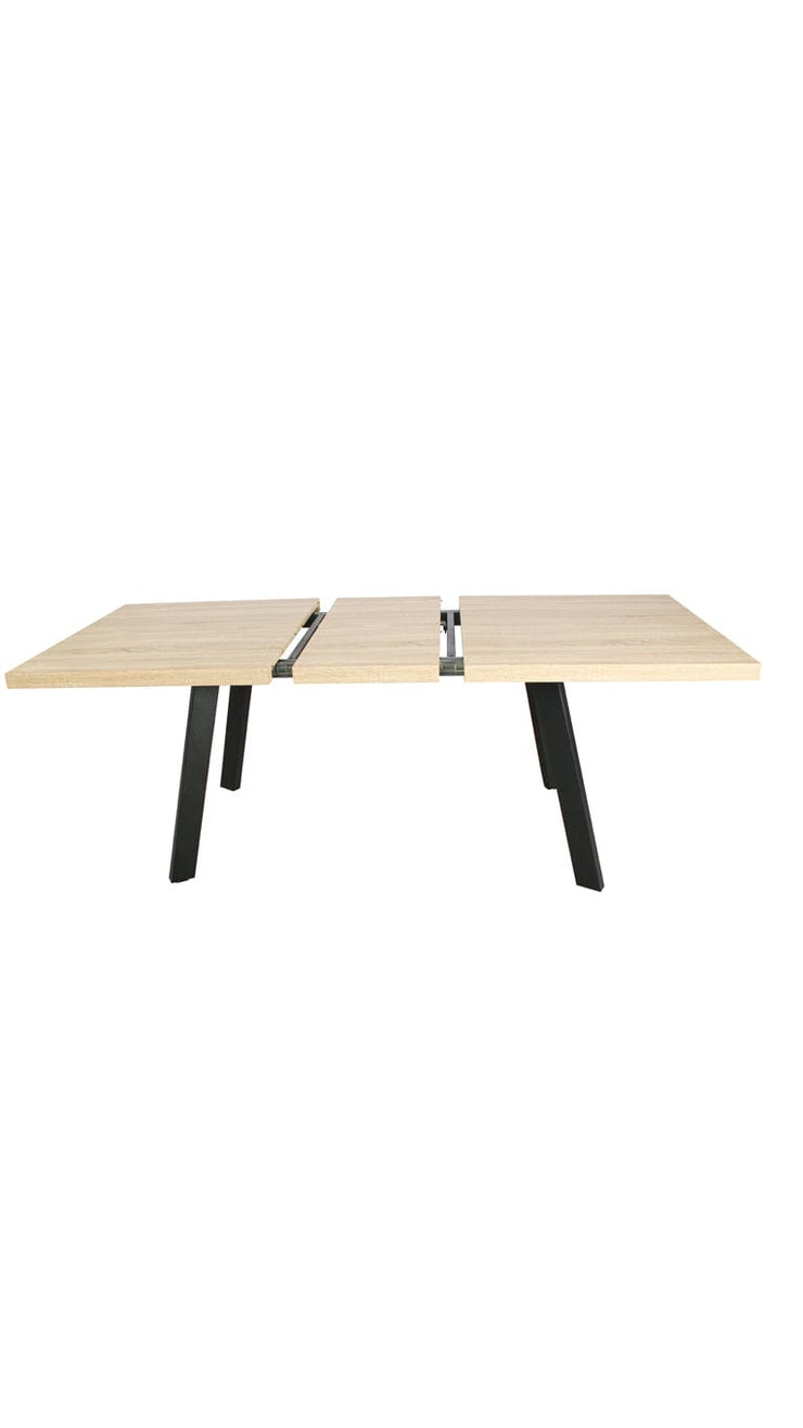 Belluno 4-6 Seater Oak 190CM Extending Dining Table With 4/6 Boucle Dining Chairs