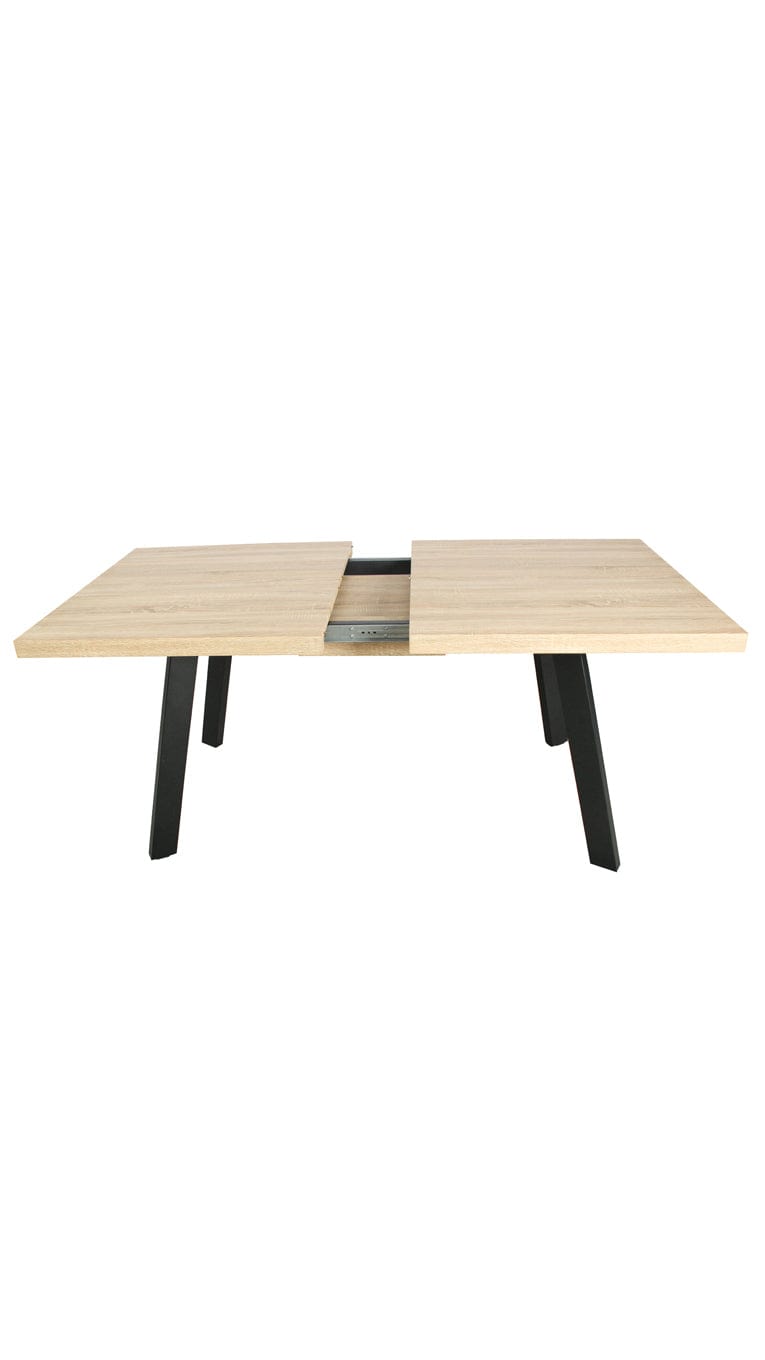 Belluno 4-6 Seater Oak 190CM Extending Dining Table With 4/6 Boucle Dining Chairs