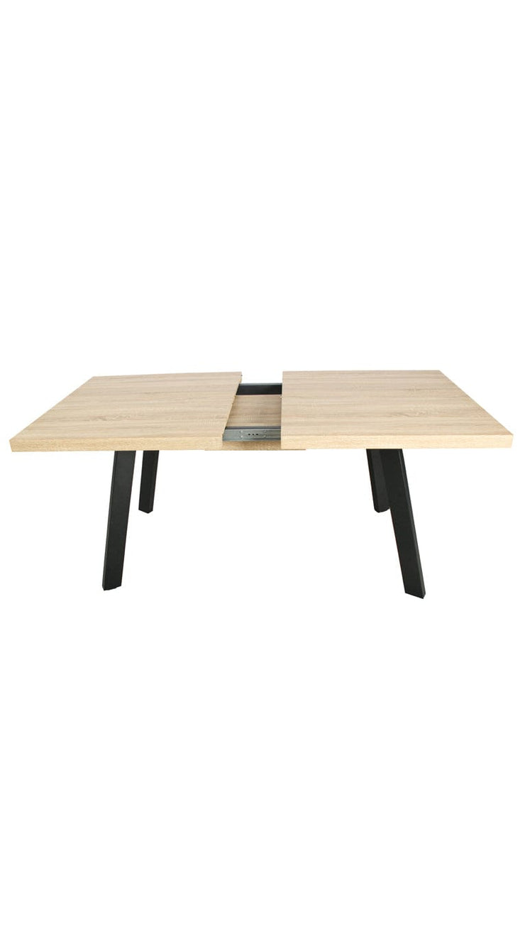 Belluno 4-6 Seater Oak 190CM Extending Dining Table With 4/6 Boucle Dining Chairs