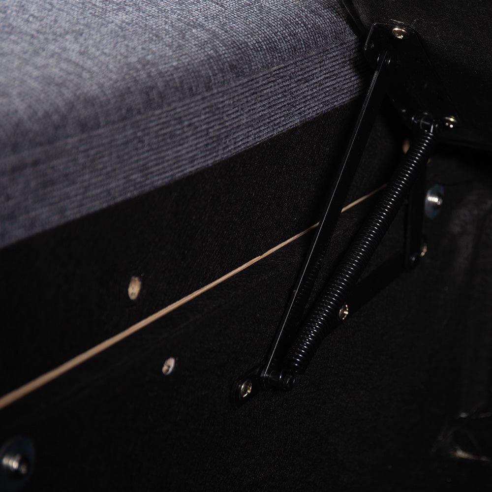 Linen 3 Seater Corner Sofa Bed Reversible Ottoman Chaise Sofa With Cupholder and Wireless Charger