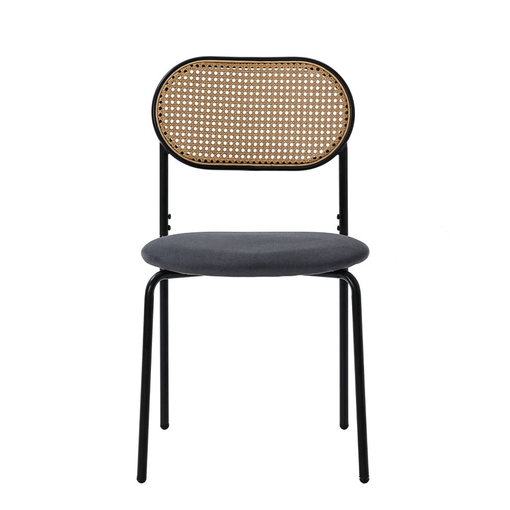 Boho 120CM Glass Top Rattan Dining Table Set With Chairs And Bench