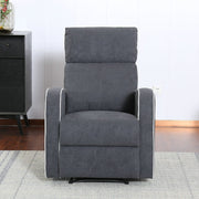 Boston 2+1+1 Slate Grey Fabric Manual Recliner Sofa Set