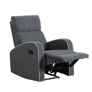 Boston 3+1+1 Slate Grey Fabric Manual Recliner Sofa Set