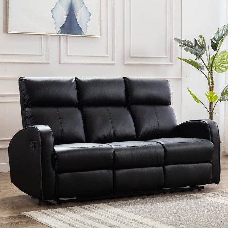 Boston 3+1+1 Leather Manual Recliner Sofa Set