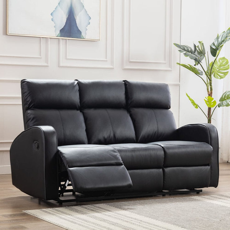 Boston 3+1+1 Leather Manual Recliner Sofa Set