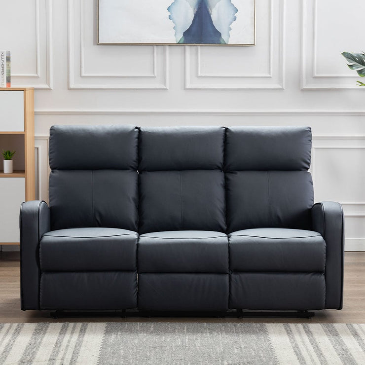 Boston 3+1+1 Leather Manual Recliner Sofa Set