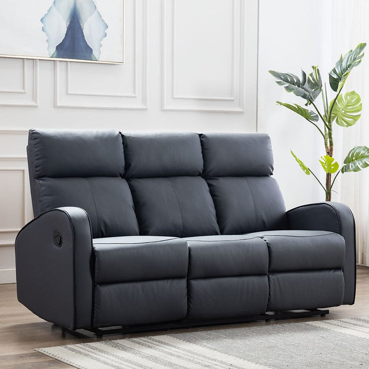 Boston 3+1+1 Leather Manual Recliner Sofa Set