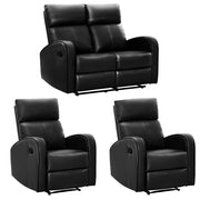 Boston 2+1+1 Leather Manual Recliner Sofa Set