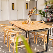 Belluno 4-6 Seater Oak Extending Dining Table