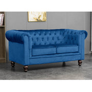 Chesterfield 2 Seater Velvet Sofa