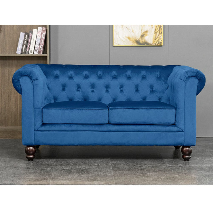 Chesterfield 2 Seater Velvet Sofa